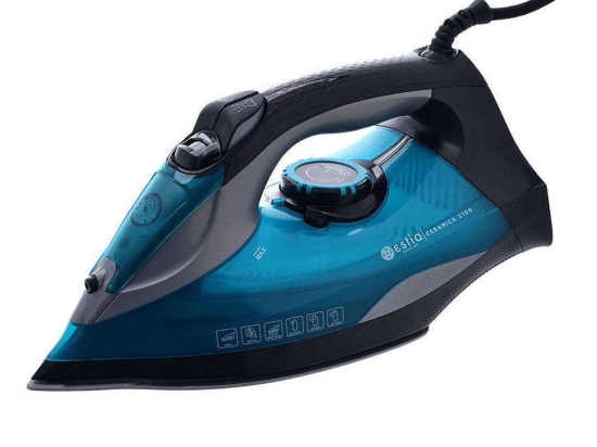 Σίδερο Ατμού Ceramica 06-14544 3100W Blue-Black Estia