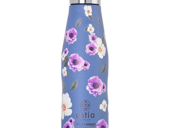 Ισοθερμικό Μπουκάλι Travel Flask Save The Aegean Garden 01-16654 500ml Multi Estia