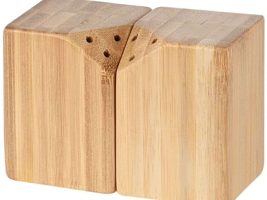 Αλατοπίπερο Μαγνητικό Bamboo Essentials (Σετ 2Τμχ) 01-19730 10x5x7cm Natural Estia Bamboo