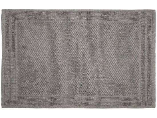 Πατάκι Μπάνιου Fjord 02-20071 Grey Estia 50 X 80 100% Βαμβάκι