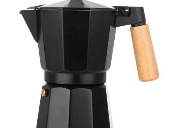 Καφετιέρα Espresso 01-20644 8,5x14x15,5cm 150ml Oak-Black Estia Αλουμίνιο