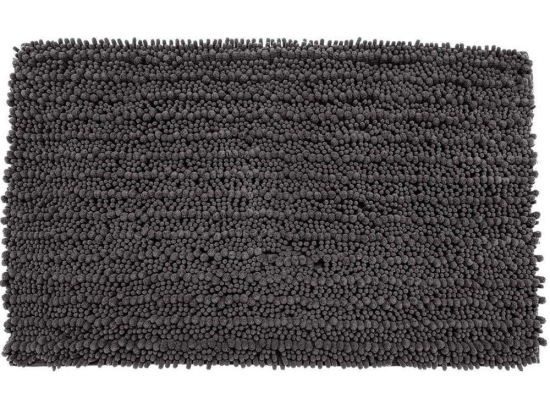 Πατάκι Μπάνιου Shaggy 02-20736 Anthracite Estia 50 X 80 Πολυέστερ