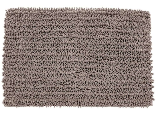 Πατάκι Μπάνιου Shaggy 02-20767 Brown Estia 50 X 80 Πολυέστερ