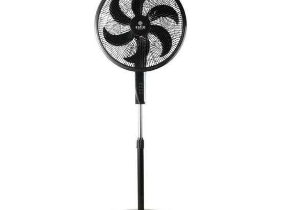 Ανεμιστήρας Δαπέδου Σε Σταντ Aither 06-21146 45cm 75w Black Estia