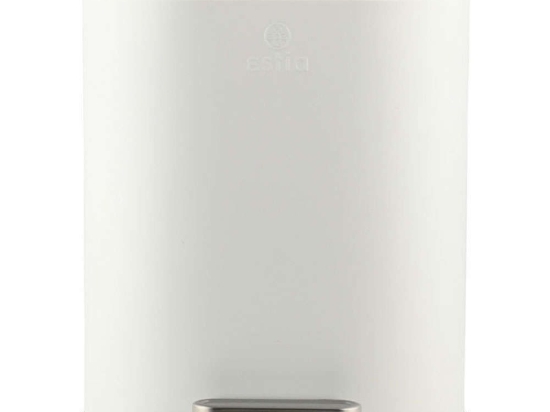 Κάδος Απορριμμάτων Ovoid Soft Close 02-21429 24,4x21,5x29,4cm 6lt White Estia Μέταλλο