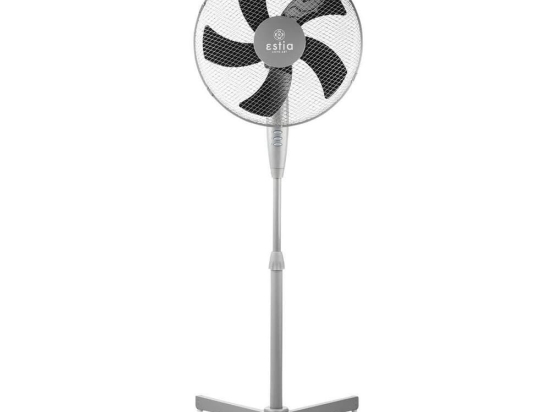 Ανεμιστήρας Δαπέδου Σε Σταντ Aeropulse 06-21498 106-120x40cm 50w Grey Estia