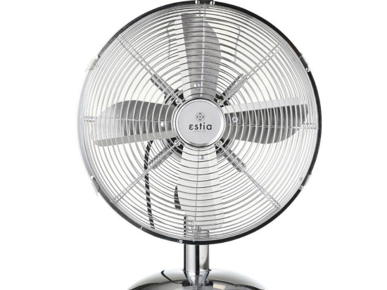 Ανεμιστήρας Επιτραπέζιος Petroflow 06-21542 30cm 40w Silver Estia