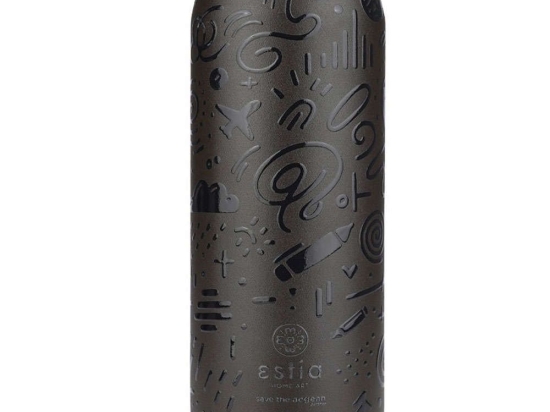 Ποτήρι - Θερμός Save The Aegean Noir Echo 01-22631 500ml Black Estia