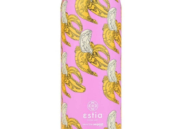 Ποτήρι - Θερμός Save The Aegean Banana Swirl 01-22815 500ml Multi Estia