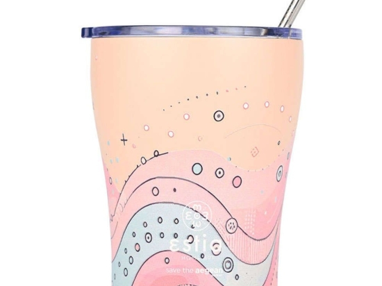 Ποτήρι - Θερμός Με Καλαμάκι Save The Aegean Whimsy Wonders 01-23119 350ml Multi Estia