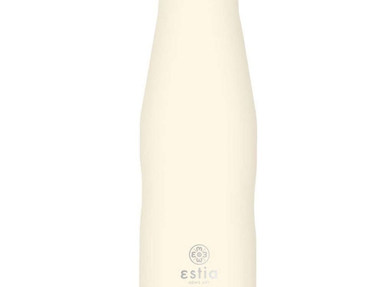 Ισοθερμικό Μπουκάλι Travel Flask 01-23430 Save Aegean 500Ml Ανοξείδωτο Ατσάλι Lily White Estia