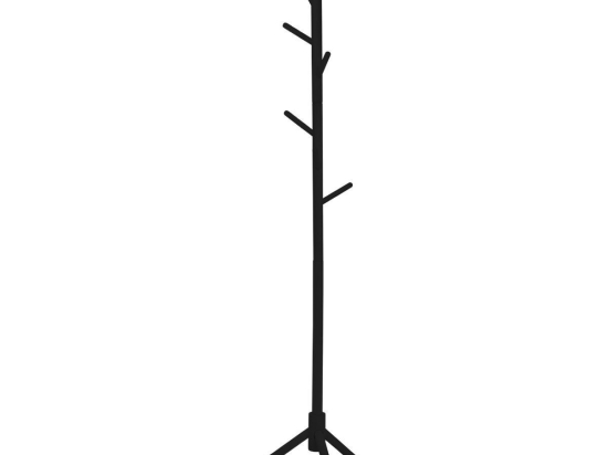 Καλόγερος 8 Σημείων Κρέμασης 03-24024 42x42x175cm Black Estia