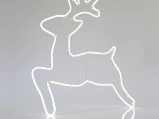 Φωτοσωλήνας Τάρανδος Led 600-23005 65x58cm IP44 White