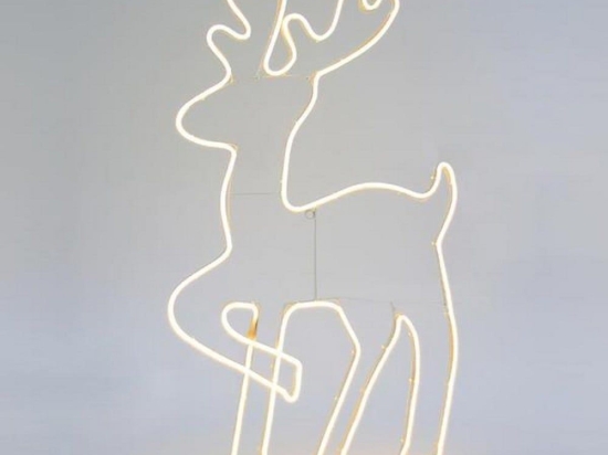 Φωτοσωλήνας Τάρανδος Led 600-23006 49x84cm 2700-3000K IP44 White