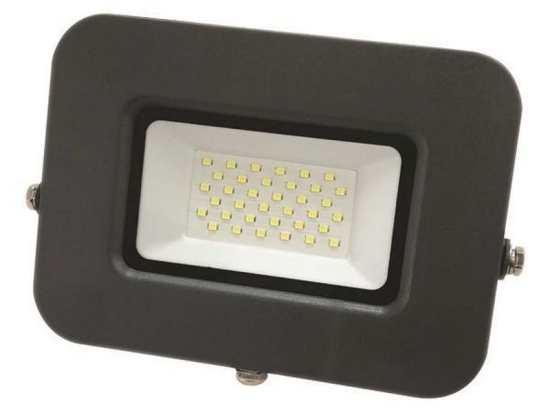 Προβολέας Led 147-69708 SMD 30W 3000K 2850lm IP65 19,2x2,5x15,7cm Graphite Eurolamb
