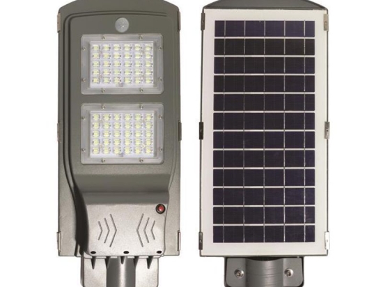 Φωτιστικό Οδικού Δικτύου Led Ηλιακό Plus 200-57804 Με Αισθητήρα Κίνησης 40W 4000K 3400lm IP65 49,5x24x7cm Grey Eurolamb