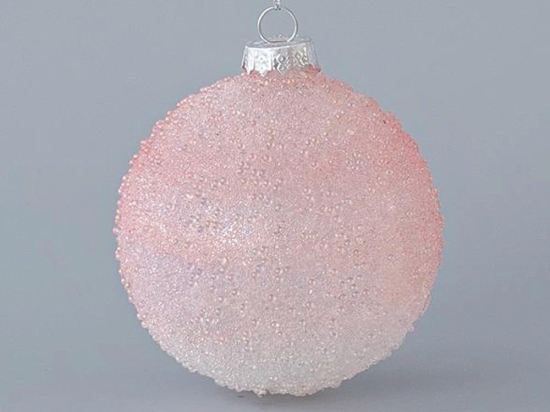 Χριστουγεννιάτικη Μπάλα (Σετ 4Τμχ) 600-45058 8cm Pink