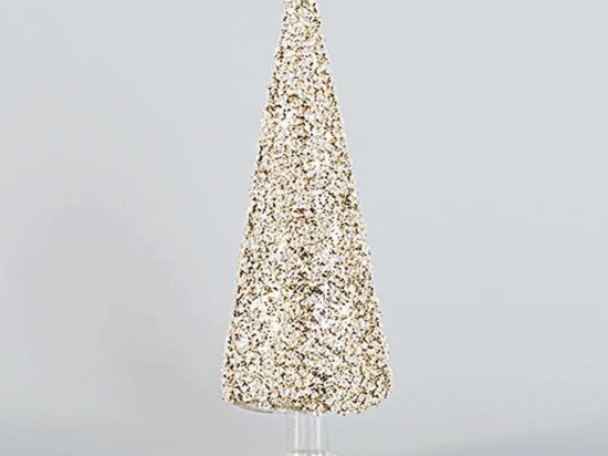 Χριστουγεννιάτικο Δεντράκι 600-45137 9x29cm Champagne