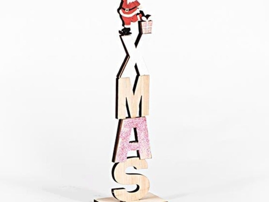 Χριστουγεννιάτικη Φιγούρα Xmas 600-45224 8x5x30cm Multi