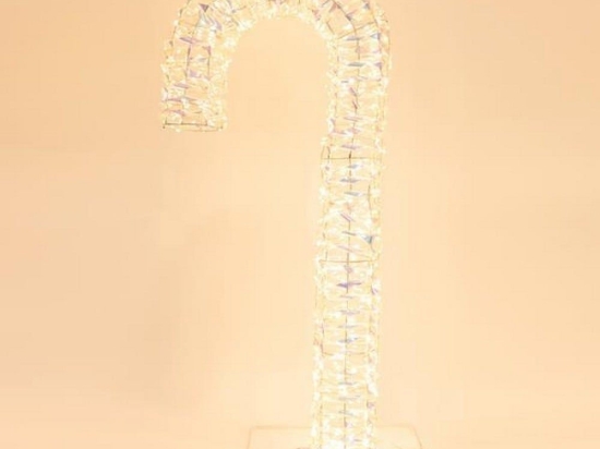 Μπαστούνι Φωτιζόμενο 600 Led 600-22487 74cm IP44 Silver