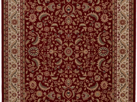 Χαλί Lovewool 72851 51066 Bordo-Beige Βιοκαρπέτ 200X300cm