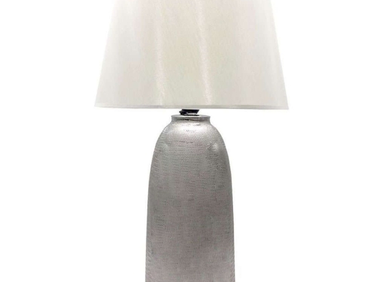 Φωτιστικό Επιτραπέζιο Argent 016237 Φ40,5x67cm E27 Silver-White
