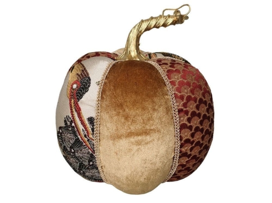 Χριστουγεννιάτικη Φιγούρα Pumpkin Brocade L 030263 16x16x17cm Multi