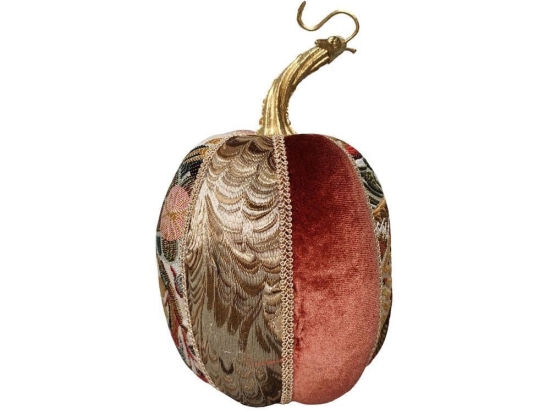Χριστουγεννιάτικη Φιγούρα Pumpkin Brocade L 030261 11x11x18cm Multi