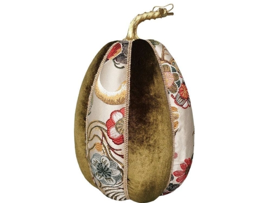 Χριστουγεννιάτικη Φιγούρα Pumpkin Brocade L 030259 8x18x31cm Multi