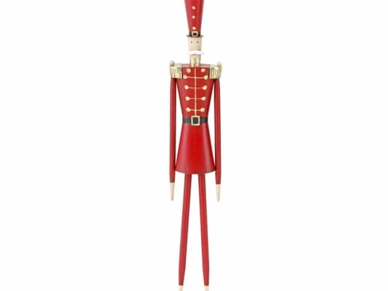 Χριστουγεννιάτικη Φιγούρα Jojo 030413 15x9x90cm Red-Gold