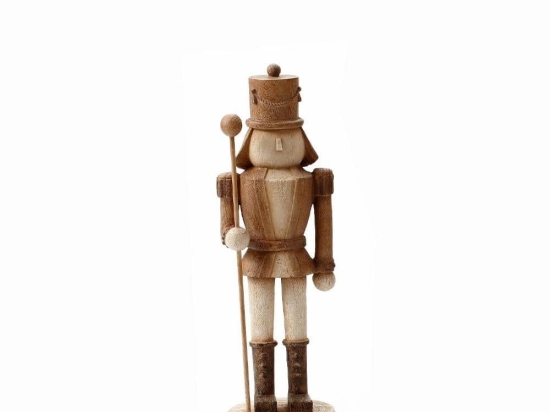 Διακοσμητικός Καρυοθραύστης 030494 10x9x33cm Brown-Beige