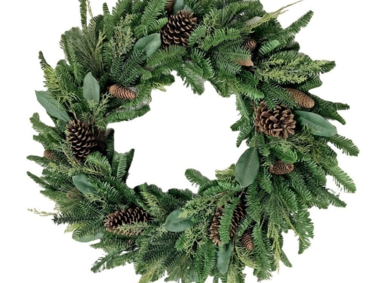 Χριστουγεννιάτικο Στεφάνι Pine 031035 100x100cm Green
