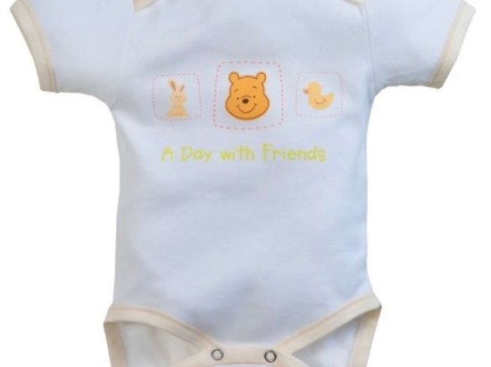 Εσώρουχο Κοντομάνικο Design 55 40-3785/55 White-Ecru Disney Baby Νο80/85 100% Βαμβάκι