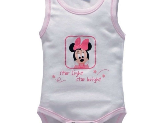 Εσώρουχο Αμάνικο Design 52 40-3793/52 White-Pink Baby Oliver Νο68/73 100% Βαμβάκι