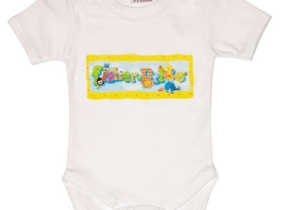 Εσώρουχο Κοντομάνικο Design 213 44-4781/213 White Fisher Price Νο50/56 100% Βαμβάκι