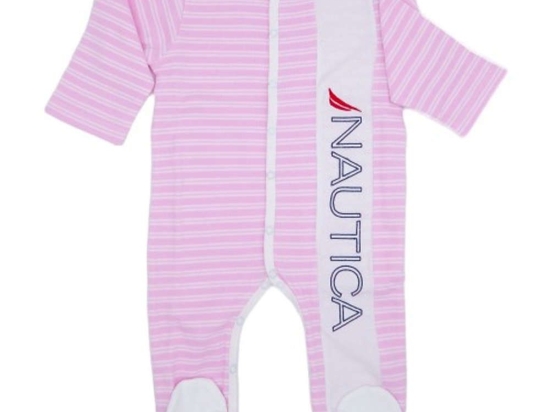 Φορμάκι Interlock Organic 49-2240 Ριγέ Pink Nautica Νο68/73 100% Βαμβάκι
