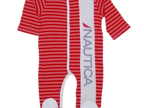 Φορμάκι Interlock Organic 49-2240 Ριγέ Red Nautica Νο68/73 100% Βαμβάκι