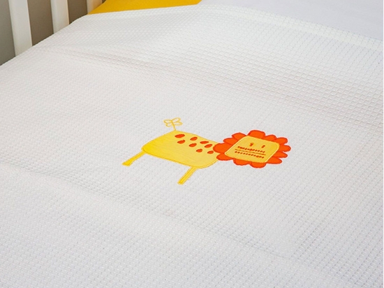 Κουβέρτα Βρεφική Πικέ Des.470 Baby Oliver Αγκαλιάς 80x100cm 100% Βαμβάκι