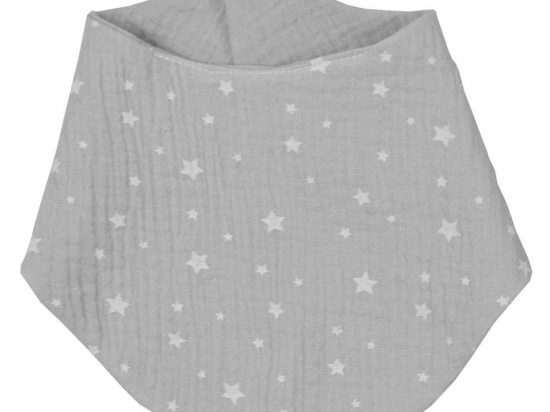 Σαλιάρα Βρεφική Μπαντάνα Σχ. 370 Muslin Grey Baby Oliver 30x30cm