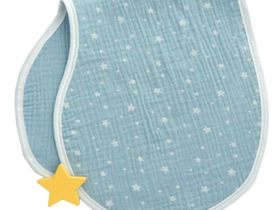 Πανάκι Ώµου Διπλής Όψης Σχ. 371 Muslin Ciel Baby Oliver 26x59cm