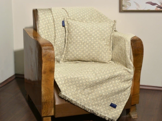Ριχτάρι 49-10102/1104 Beige Nautica Τριθέσιο 180x300cm Chenille-Πολυέστερ