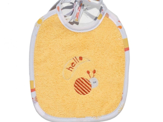 Σαλιάρα Σαλιγκάρι Des 177 Red Baby Oliver 20x20cm 100% Βαμβάκι