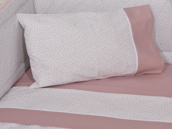 Σεντόνια Βρεφικά Des.402 (Σετ 3τμχ) Apple Baby Oliver Κούνιας 110x170cm 100% Βαμβάκι