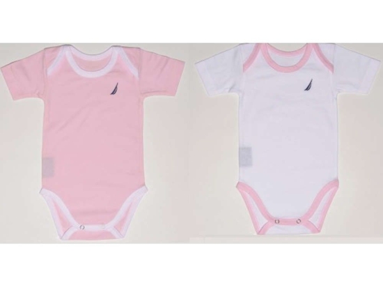 Εσώρουχα (Σετ 2Τμχ.) 46-2010 Κοντομάνικο Pink Nautica Νο80/85 100% Βαμβάκι