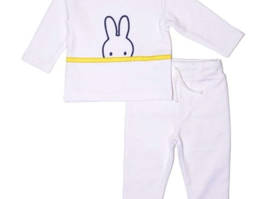 Σετ Φόρμας 2Τμχ. Design 60 48-8751-80/60 White Miffy Νο80/85 100% Βαμβάκι