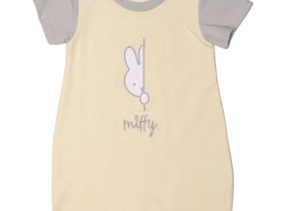 Φορμάκι Καλοκαιρινό Design 14 48-8752-68/14 Με Κέντημα Ecru Miffy Νο68/73 Βαμβάκι-Elastane