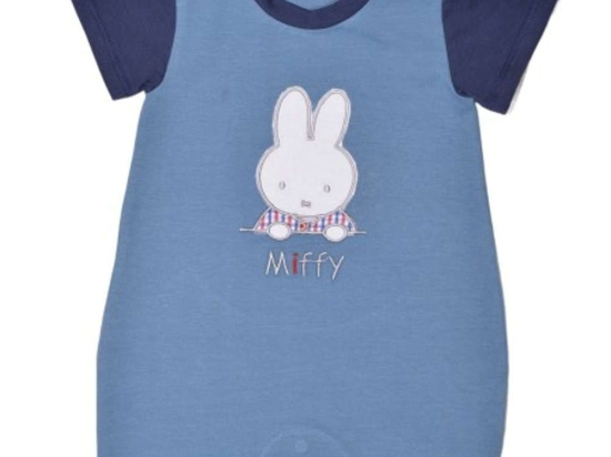 Φορμάκι Καλοκαιρινό Design 19 48-8752-68/19 Με Κέντημα Blue Miffy Νο68/73 Βαμβάκι-Elastane