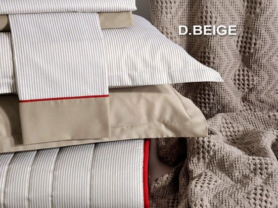 Κουβέρτα ΣΧ.871 D.Beige Down Town Μονό 170x240cm 100% Βαμβάκι