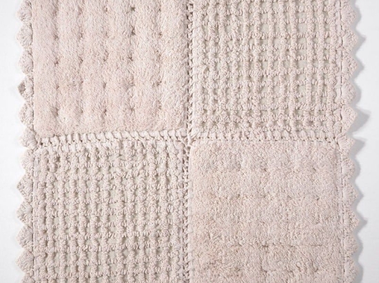 Πατάκι Μπάνιου Biscuit English Rose Down Town 75 x 75cm 100% Βαμβάκι