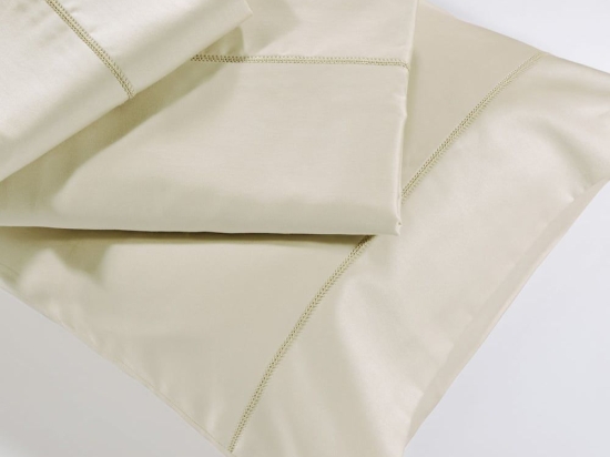 Σεντόνια S250/02 (Σετ 3τμχ) Ecru Down Town Μονό 175x255cm 100% Βαμβακοσατέν